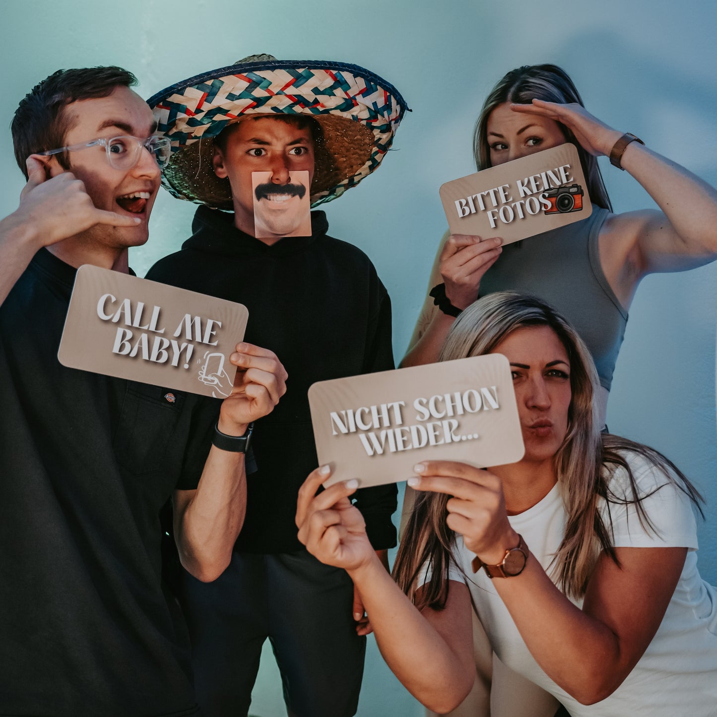 Fotobox-Schilder Set "Hochzeit"